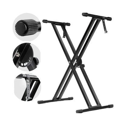 Wholesale Heavy -Duty Adjustable Digital Piano Keyboard Piano X-Frame Stand  Electric Piano  Stand