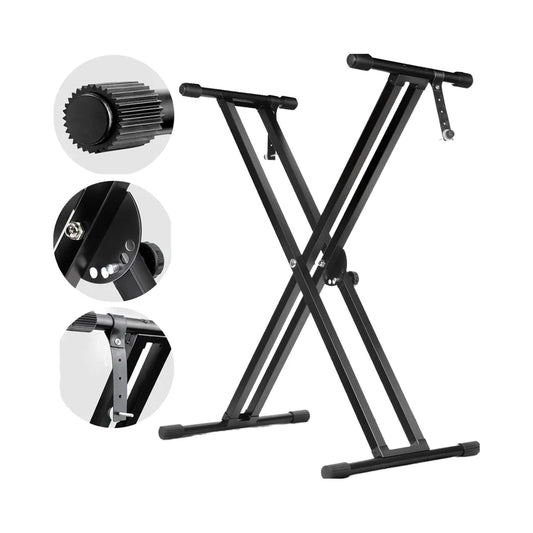 Wholesale Heavy -Duty Adjustable Digital Piano Keyboard Piano X-Frame Stand  Electric Piano  Stand