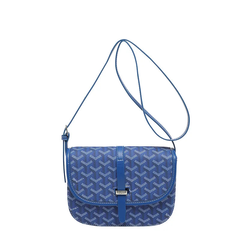 2026 Summer New Fashion French-Style Crossbody Shoulder Bag Unisex Printed Polyester Lining Bag