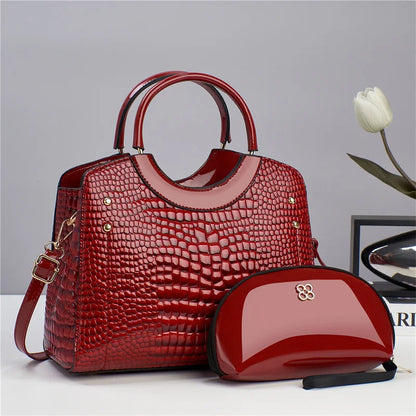 Bags Women Handbags Ladies Trendy Products Pu Leather Handbag Set for Lady Tote Bag