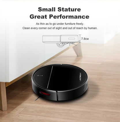 Liectroux M7S Robot Vacuum Cleaner,Smart Dynamic Navigation,4000Pa,Wet Mop,WiFi,Silent,Work with Alexa & Google Home