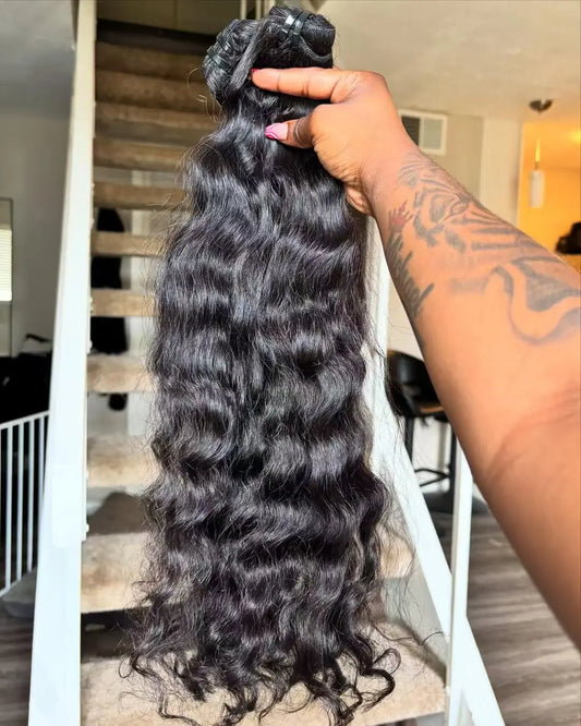 Unprocessed Extensions Human Hair Raw  Raw Cambodian Hair Human Hair Water Loose Deep Wave