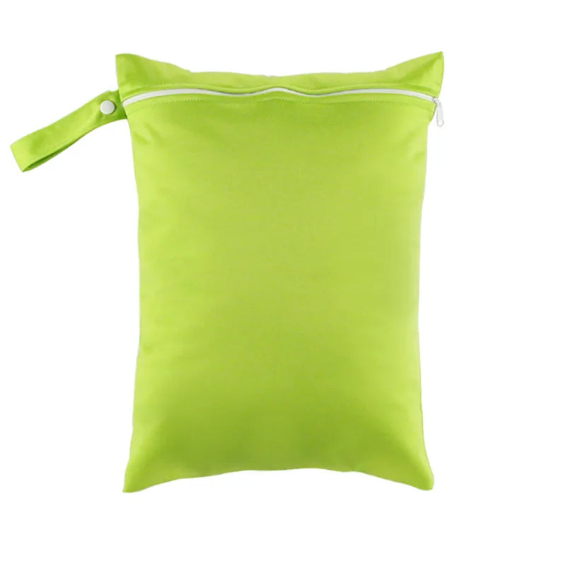 30*40Cm Swim Bags Cloth Reusable Washable Diaper Wet Bag With Single Pockets Dry and Wet Zippers Waterproof Bag for Travel