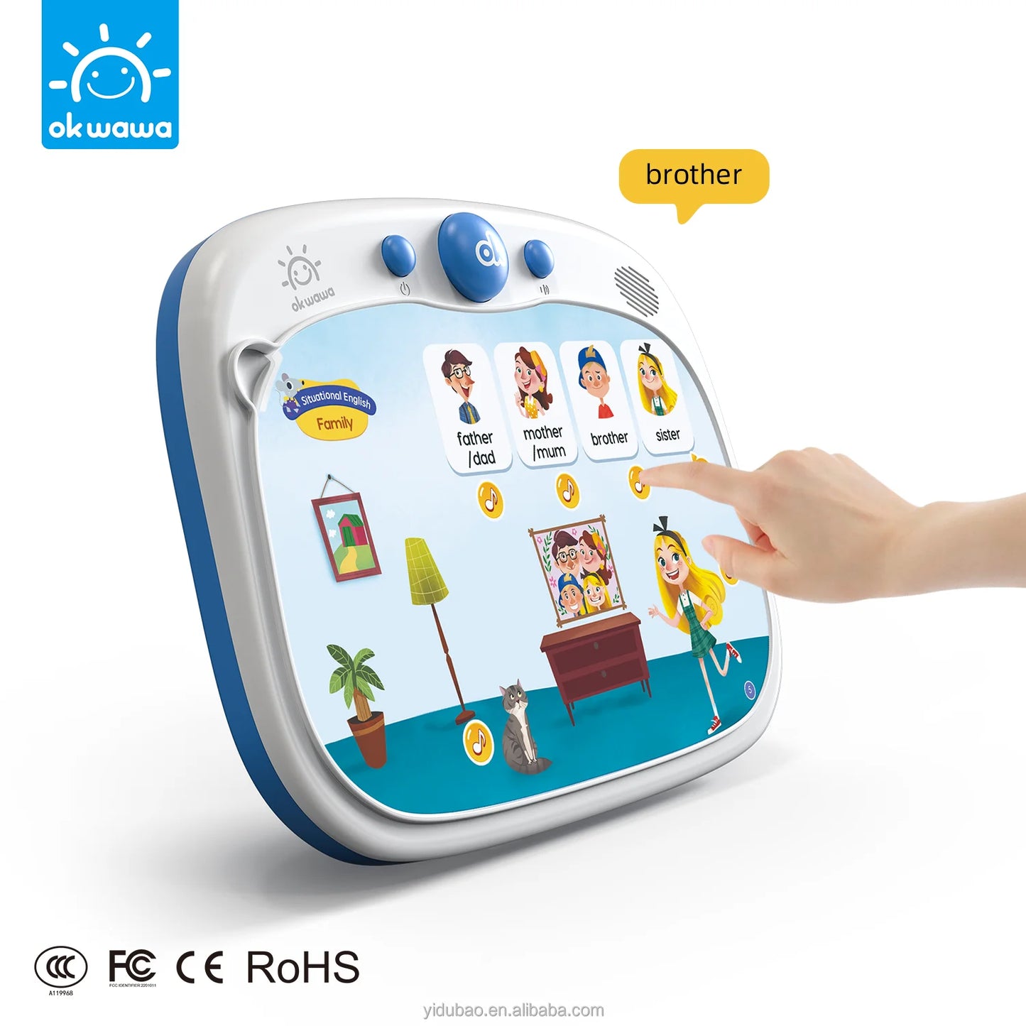 Hotsale Product Kids Early Learning Laptop Activities Sight Words Story Music Machine Children Educational Cognitive