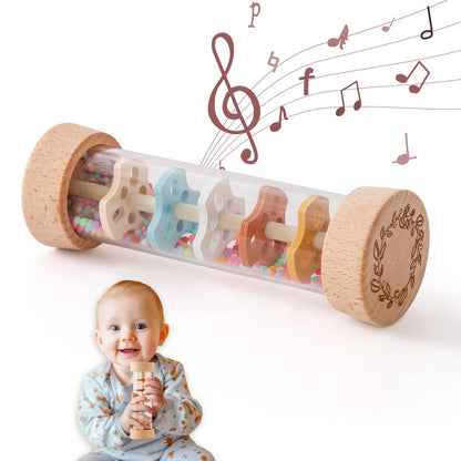 Rain Drum Orff Percussion Instrument Rain Sound Simulation rainbow Hourglass Sandbell Early Education AIDS