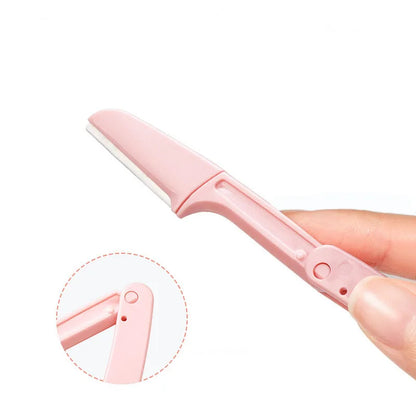 Hot Seller Cheap Factory Price Beauty Accessories Foldable Eyebrow Razor Blades for Eyebrow Trimmer Custom Logo Three Pack Kit