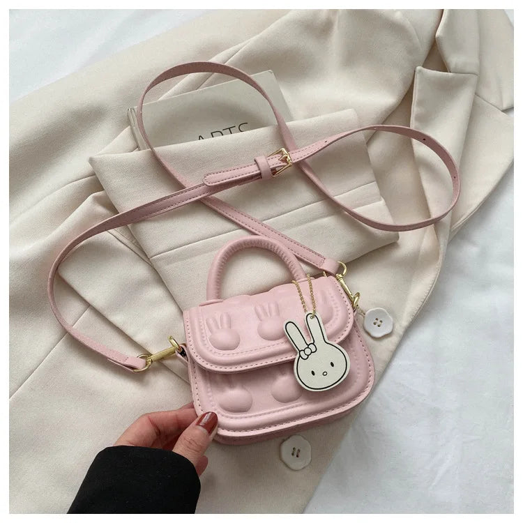 2025 Cute Fashion Cartoon PU Leather Mini Kid Purse Luxury Wallet Shoulder Bag for Girls Waterproof Portable