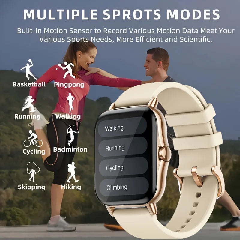 A New Large-screen Smartwatch, Compatible with Android/iPhone, Featuring HD Voice Calls, Multiple Sports Modes, Suitable for