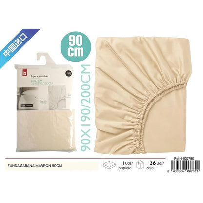 Brown sheet cover 90 cm - Bedding
