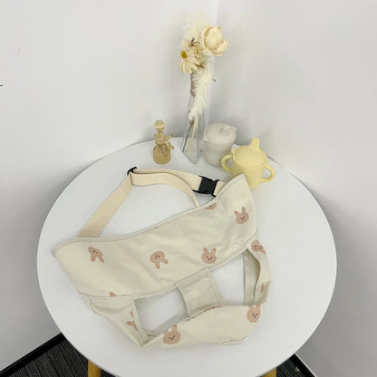 New Cartoon Baby Dining Chair with Safety Fixed Polyester Belt Child Seat Package Featuring Straps