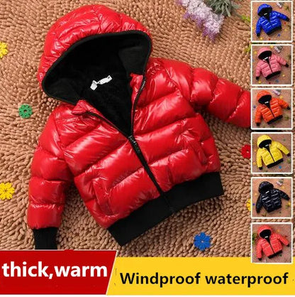 Baby Down Jacket Baby Cotton-padded Coat Boys Girls Clothing Child Winter Thickening Boys Girls Outwear