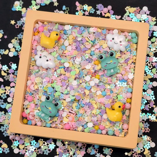 1000g Wholesale 2025 New Animal Cartoon Handmade Glitter Animal Charm Beads DIY Handmade Slime Filler Toys DIY