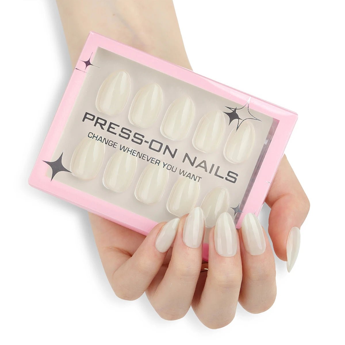 Solid Color press on nails wholesale short fake nails high quality false nails acrylic pmma  custom label Drop Shipping