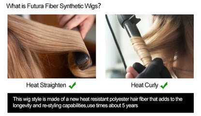 2025 Tea Black Color Synthetic Wigs with Bangs Long Natural Wavy Hair Wig for Women Daily Use Cosplay Party Heat ResistantSM7235