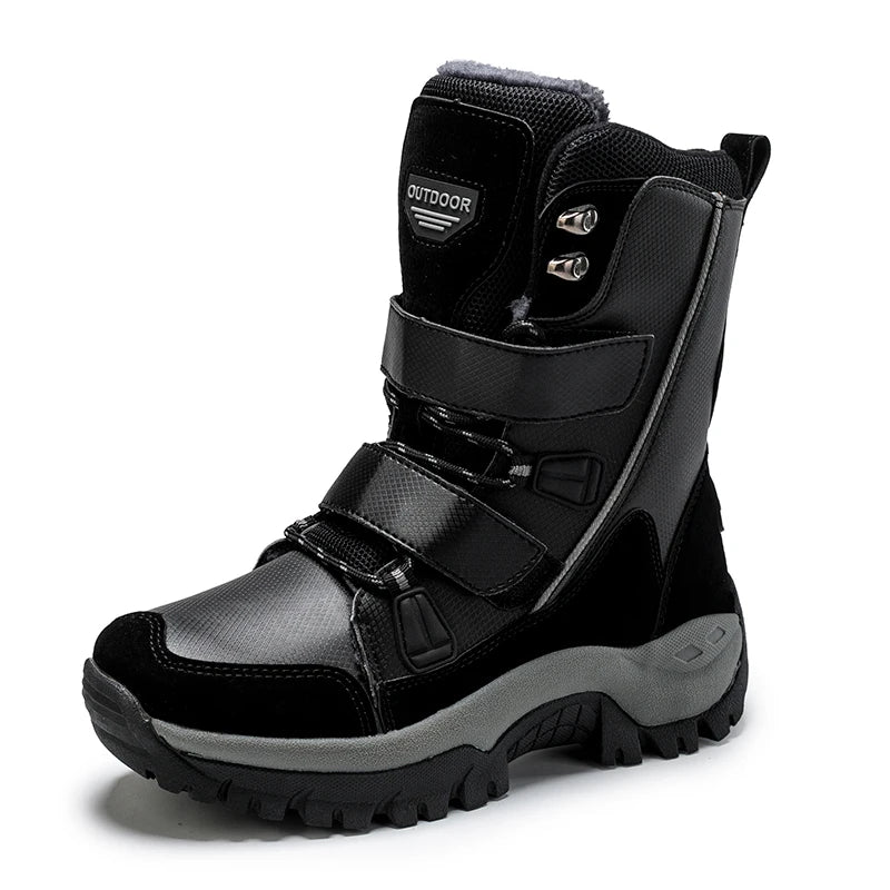 New Arrivals Mens Snow Boots Warming Snowproof Footwear Wholesale Sport Snowproof High-cut Snow Shoes for Men Cotton Shoes