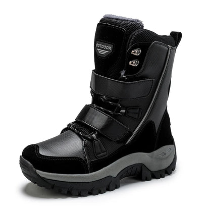 New Arrivals Mens Snow Boots Warming Snowproof Footwear Wholesale Sport Snowproof High-cut Snow Shoes for Men Cotton Shoes