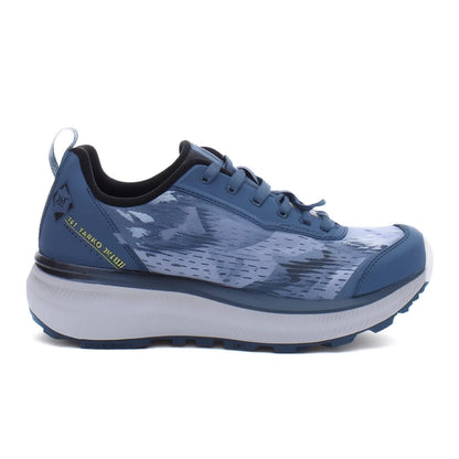 361 Taroko 3 Womens Lace-Up Cushioned EVA Midsole Rubber Outsole Trail Running Shoes Size 7.5 Blue Chunky