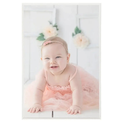 W2B VidaXL Silver PVC MDF PS (Polystyrene) Photo Frame Set of 5 Customizable Logo Gift Box