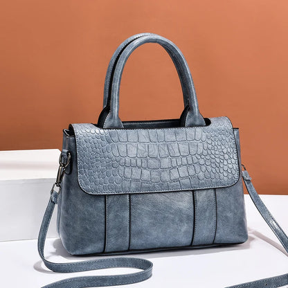 2022 New Western Style Simple Fashion Atmosphere Texture Casual PU Single Portable Shoulder Girls Crossbody Bags Ladies Handbags