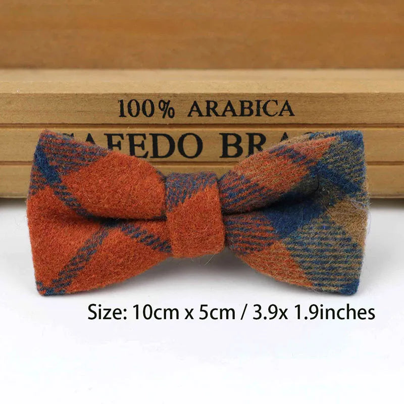 Children Wool Bow Tie Baby Boys Butterfly Skinny Bowtie Single Layer Child Bowties Gravatas Borboleta Collar Kids Ties