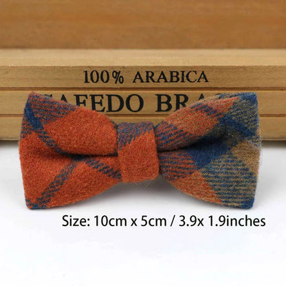 Children Wool Bow Tie Baby Boys Butterfly Skinny Bowtie Single Layer Child Bowties Gravatas Borboleta Collar Kids Ties