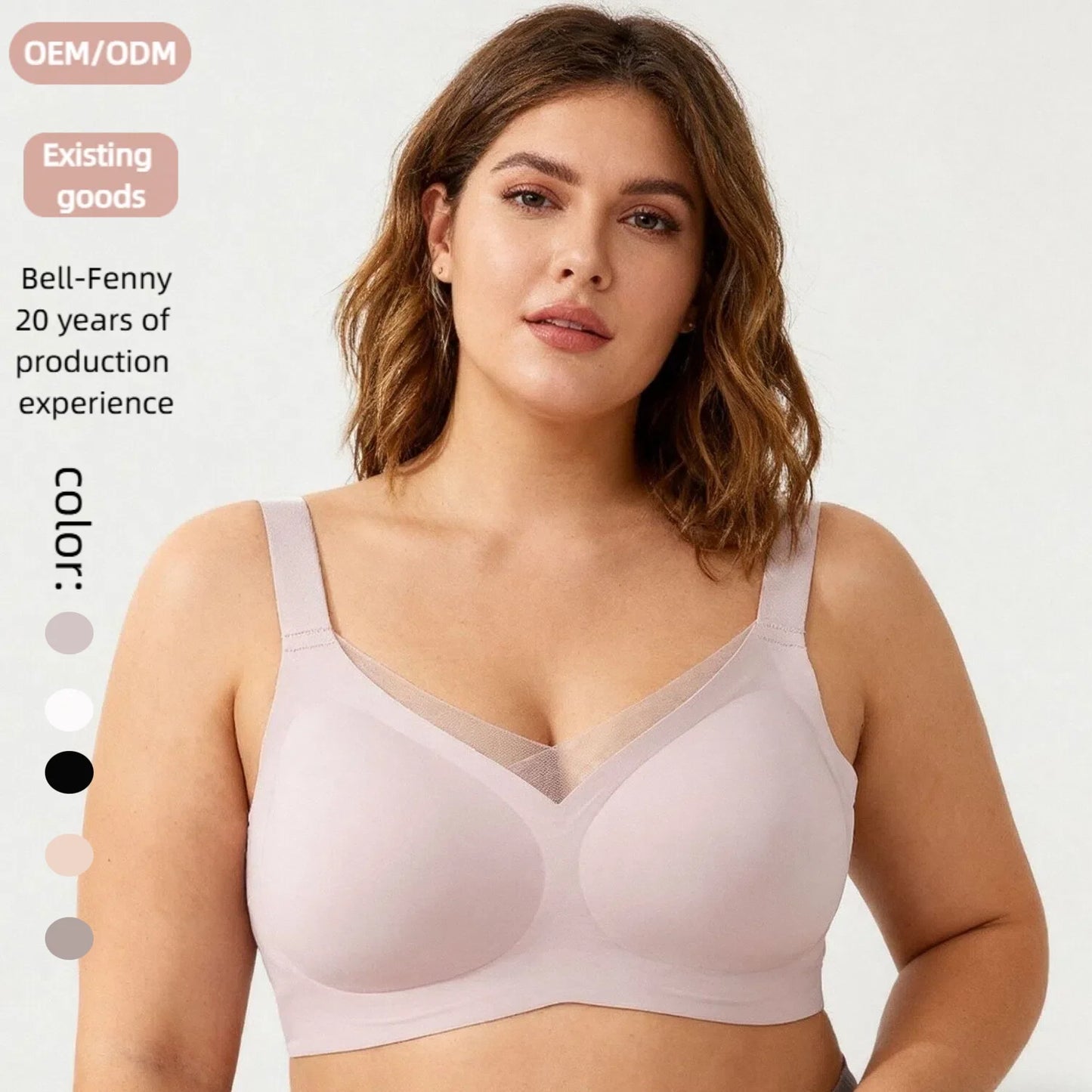 Wireless Bra Plus Size Women Sujetadores S-3XL BH Brasier Para Mujer Ladies Anti-sagging Gather  Seamless Push up Jelly Bra