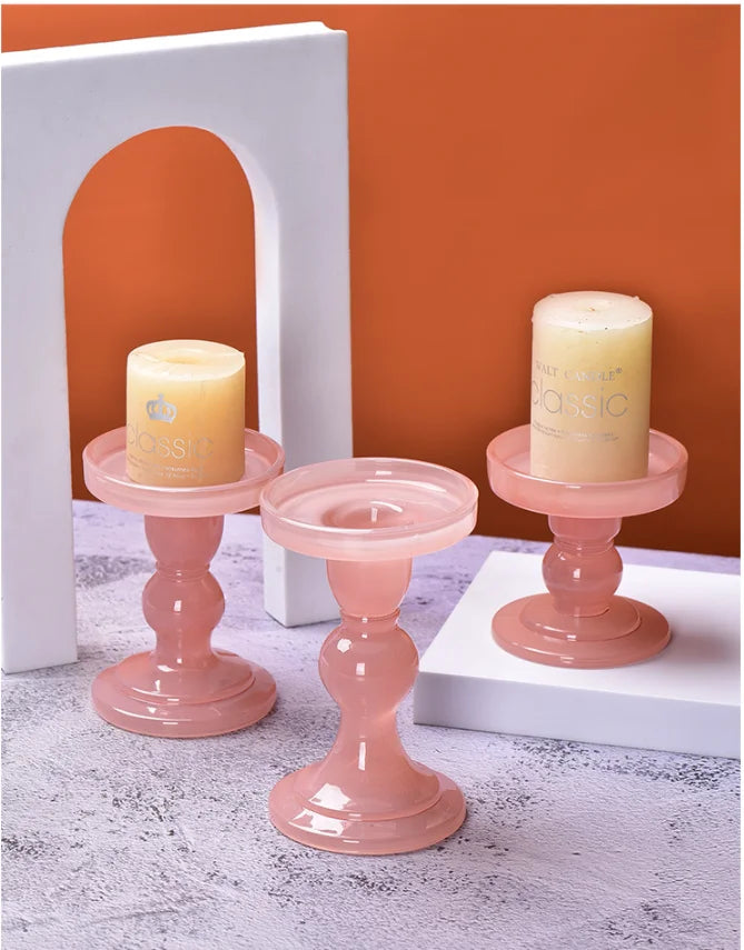 Candles Jars Glass Tall martini Glass Candle Sticker  Glass Candle Holders