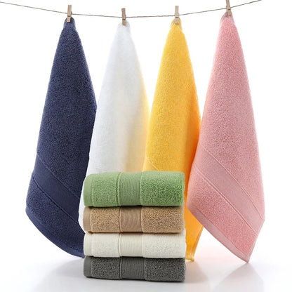 Customized Plain Color Luxury Hotel Face Hand Bath Towel Beach Towel Set Bathroom