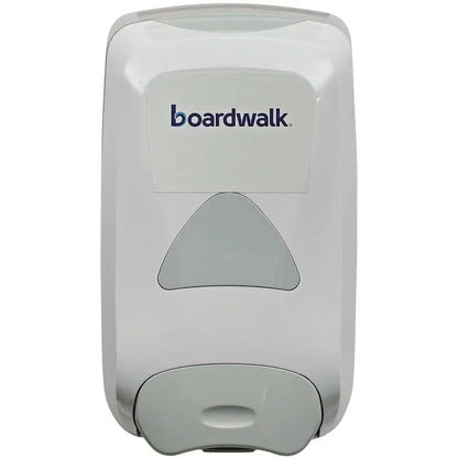 10.5634L X 6.1334W X 5.1334H 1250 mL Gray Bamboo Liquid Soap Dispenser Boardwalk BWK 8350