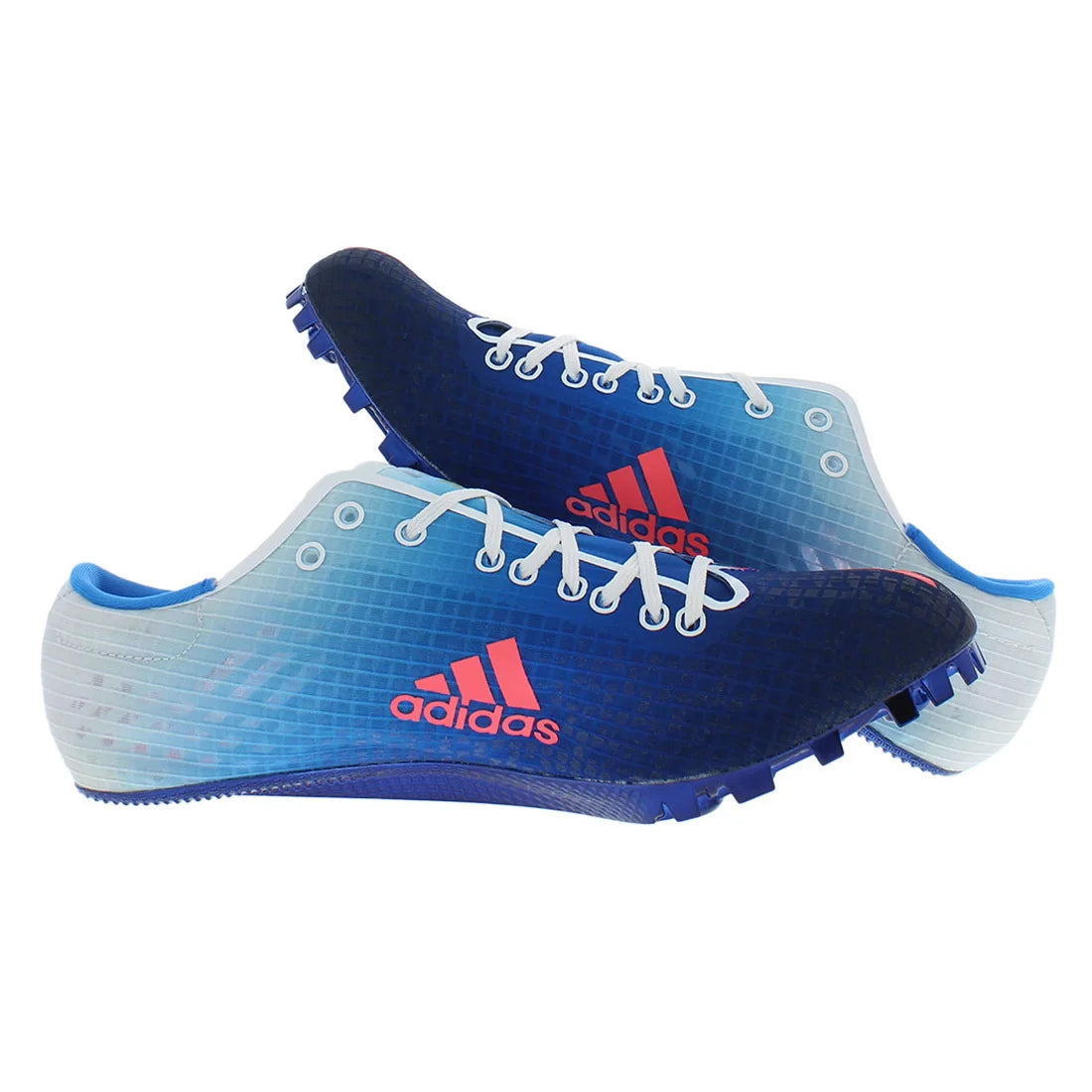 For for Finesse Unisex Running Shoes Size 10 Blue White EVA Mesh Breathable Rubber Outsole Spring Summer