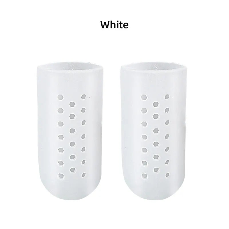Toe Protector Breathable Gel Toe Cap Silicone Toe Cover Sleeves with Holes Provides Relief From Missing or Ingrown Toenails