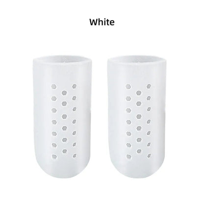 Toe Protector Breathable Gel Toe Cap Silicone Toe Cover Sleeves with Holes Provides Relief From Missing or Ingrown Toenails