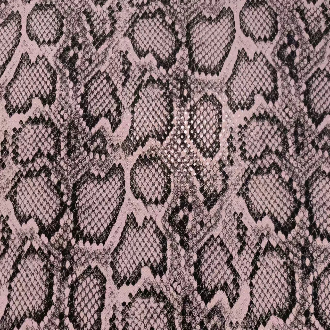 A-4109 PU Artificial Snake Skin Print Glossy Fabric Eco-Friendly Synthetic Leather for Bags Sofa Customization for Furniture