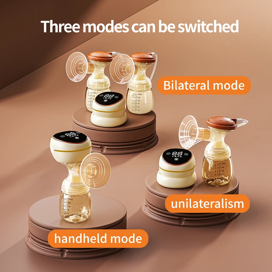Wearable Electric Breast Pump Automatic Hand-free Silent Breast Feeding 1200mah Rechargeable Feeding Collector Bpa Free