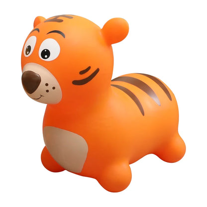 Bouncy Horse Toy Horse Ride on Toy Animal Bouncy Inflatable Toy Pvc Horse Jump Hopper Tiger Kids Riding Toys for Kids Wholesale