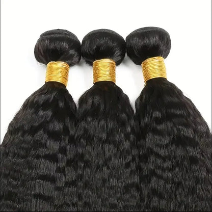 Angebot für Echthaar-Extensions (kraus, glatt) aus unbehandeltem, doppelt vernähtem Echthaar mit Frontverschluss.