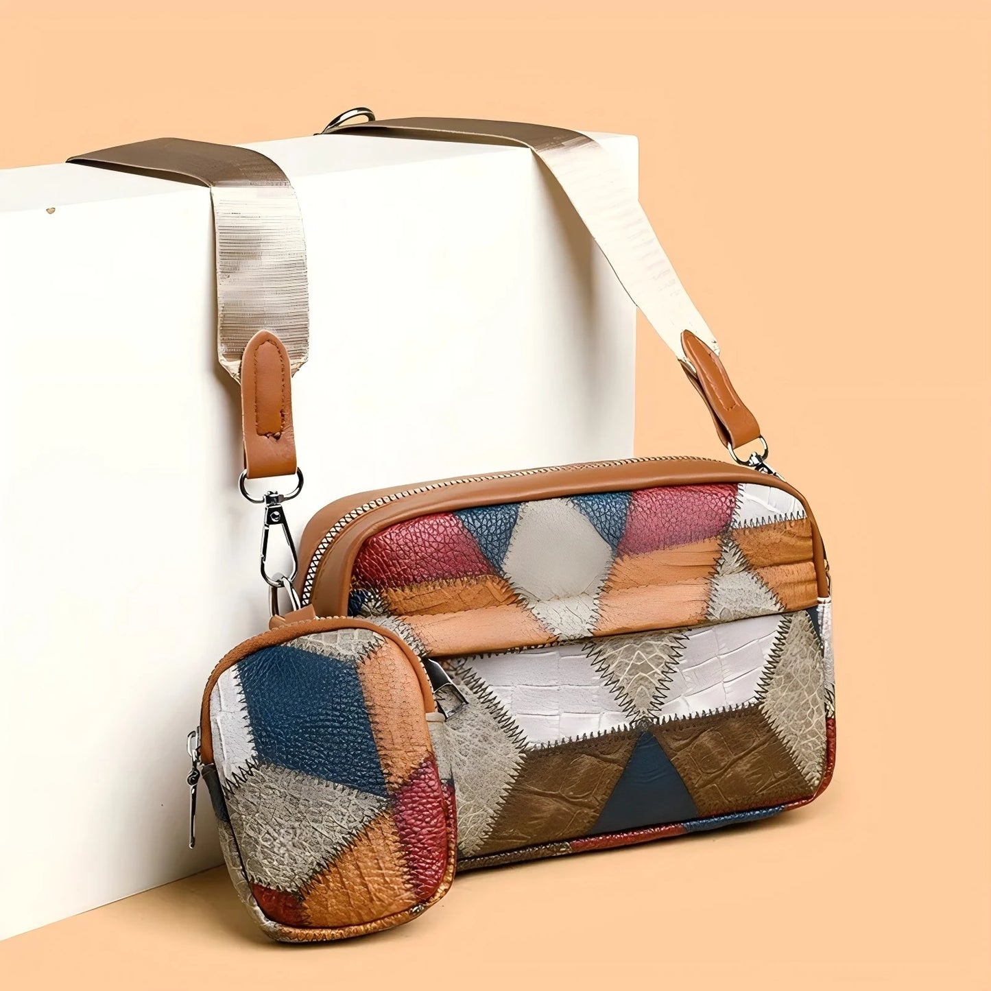 Factory Wholesale Ladies Geometric Patterns Fashionable Girls Bags Single-shoulder Bags for Women