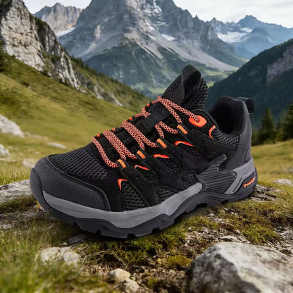Hot Seller Lightweight Low-Cut Hiking Shoes for Men Breathable Waterproof Outdoor Sneakers for Walking Travel & Summer Trekking