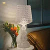Modern Style High Tech Thermoplastic Polymer Hollow Out Table Lamp