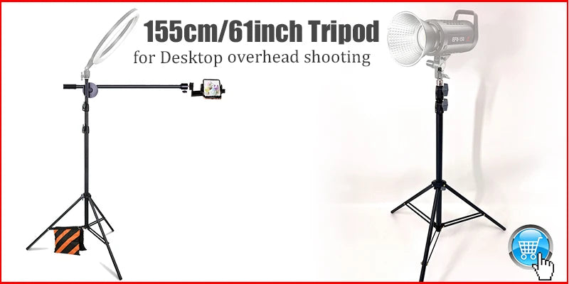 BFOLLOW 30cm T Shape Background Stand with 40cm PVC Backdrop Props for Product Photography Desk Photo Shooting Kit Studio Set