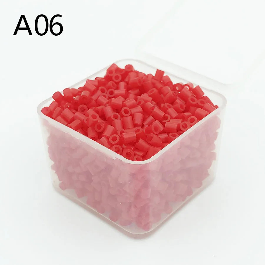 2.6mm Mini Beads/1200pcs/Box Packing Hama Beads Easy to Store For Kids Perler Iron Beads Fuse Handmade Gift Children Toy