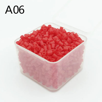 2.6mm Mini Beads/1200pcs/Box Packing Hama Beads Easy to Store For Kids Perler Iron Beads Fuse Handmade Gift Children Toy