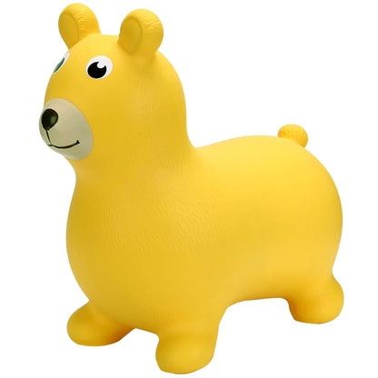 Animal Hopper Bear Inflatable Toy Horse Ride on Toy Animal Pvc Inflatable Hopper Horse Jumping Horse Baby Toddler Outdoor Toys