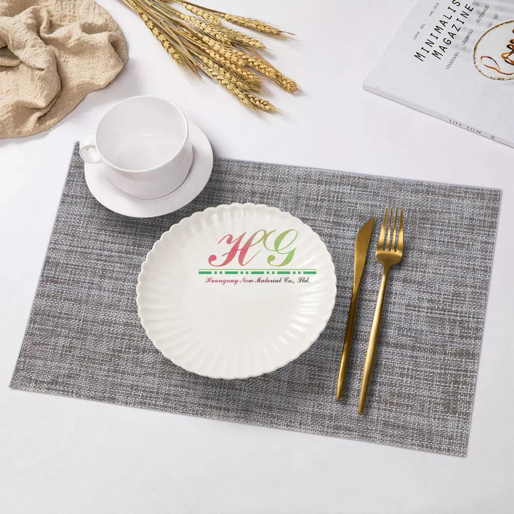 HuanGang Factory Manufacture  Strip Placemat Kitchen Necessary Beautiful Pattern
