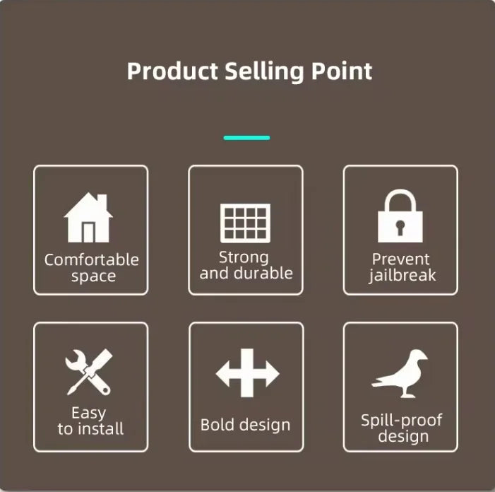 Factory Hot Sale Displaying Tempered Glass Wood Cabinet Parrot Pigeon Nest Box Bird Villa House Luxury Large Breeding Bird Cage