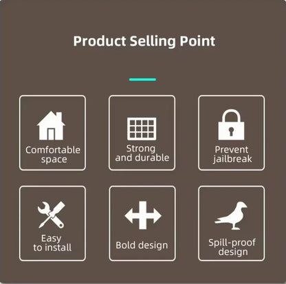 Factory Hot Sale Displaying Tempered Glass Wood Cabinet Parrot Pigeon Nest Box Bird Villa House Luxury Large Breeding Bird Cage