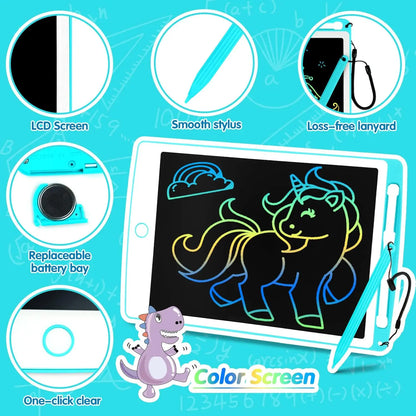 Colorful Screen Electronic Magic Board Magic Board Digital Slate for Children Lcd Writing Tablet 8.5/10/12