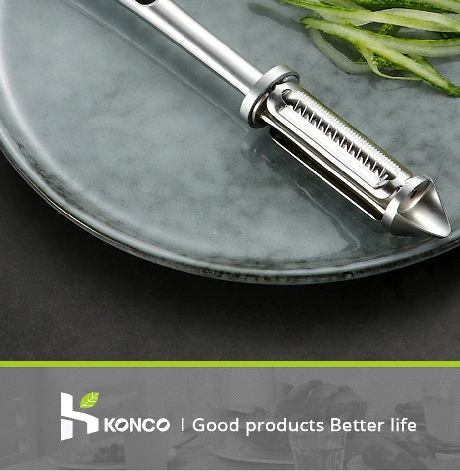 Konco Fruit and Vegetable Peeler,Kitchen Accessories,Alloy Sharp Peeler Potato Carrot Grater Peeler Kitchen Gadget