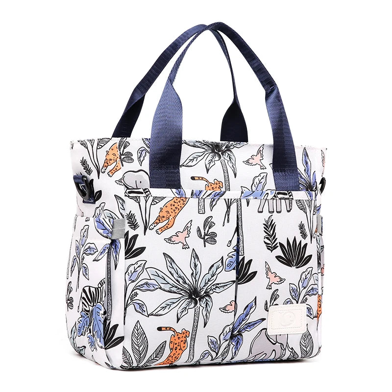 2026 New High Quality Cartoon Printing Mommy Shoulder Bag Waterproof Large Capacity Baby Bags