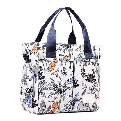 2026 New High Quality Cartoon Printing Mommy Shoulder Bag Waterproof Large Capacity Baby Bags
